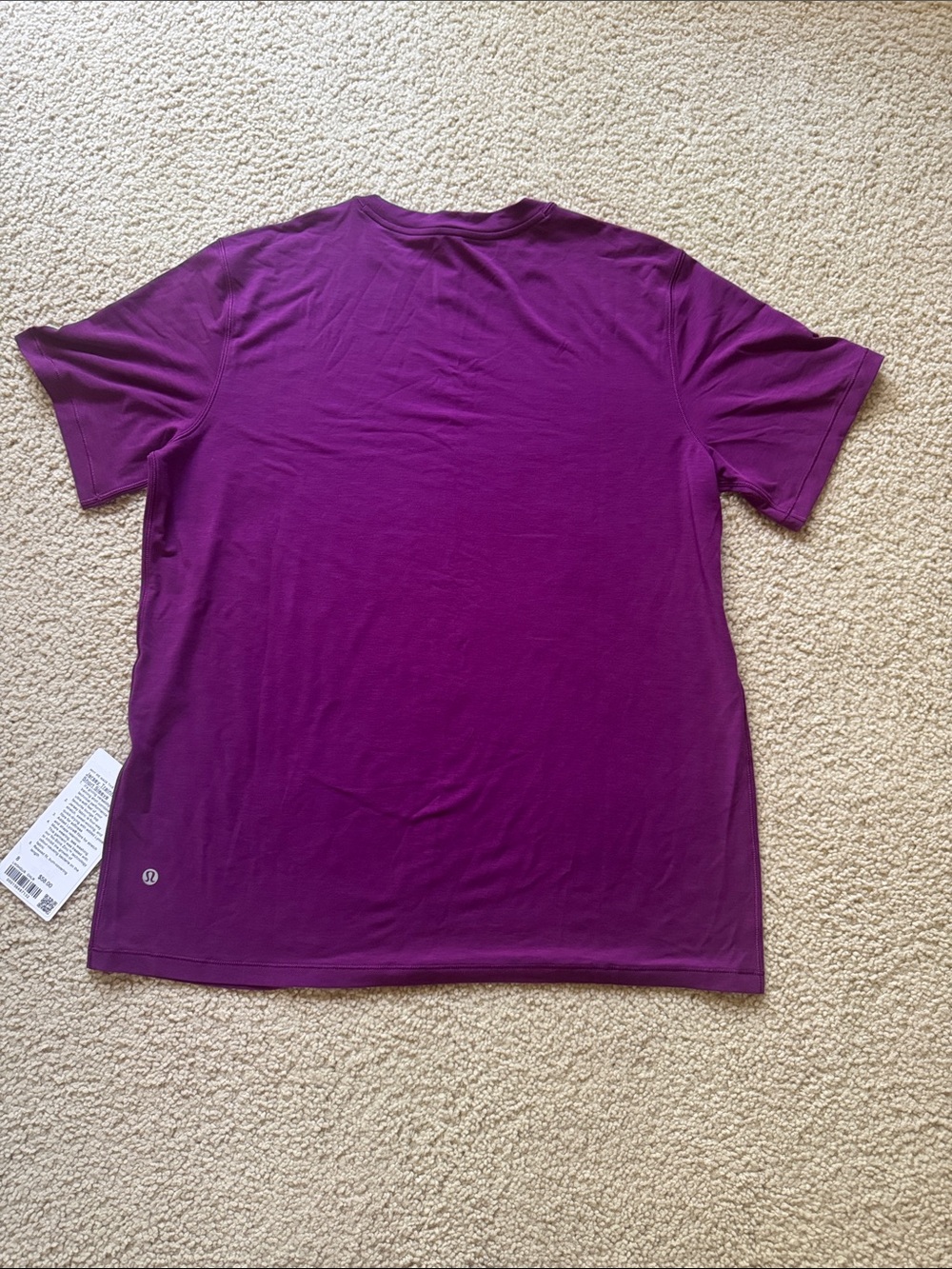 Lululemon Jersey Training Short Sleeve Shirt Chilled Grape - Picture 4 of 4
